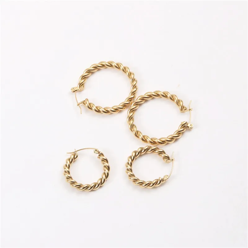 

INS Earrrings Jewellery Gold Lock Earrings