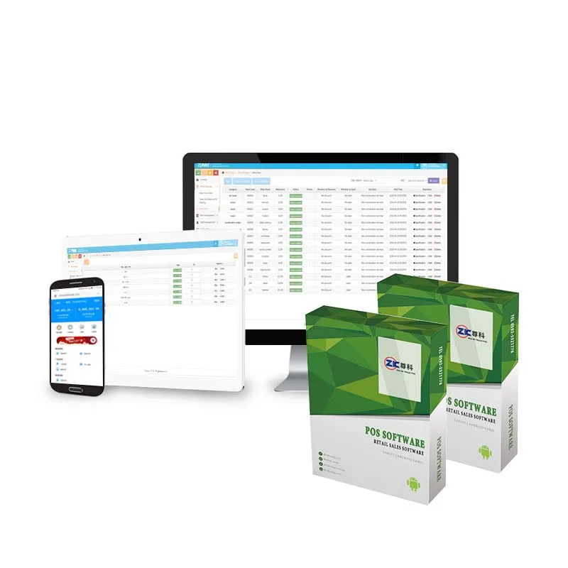 

Zunke support after-sales service provided inventory management android pos software for supermarket