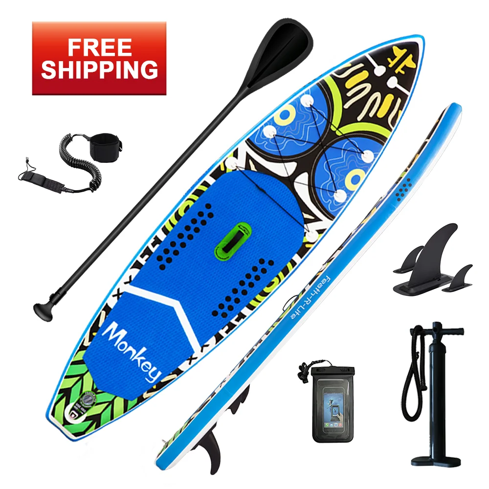 

Funwater Free Shipping Delivery Whitin 3-7 Days stand-up paddle board sup paddle sup inflatable surfboard paddle board, Blue