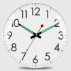 horloge glass lens non-ticking quartz sweep home decorate wall clock wc28008