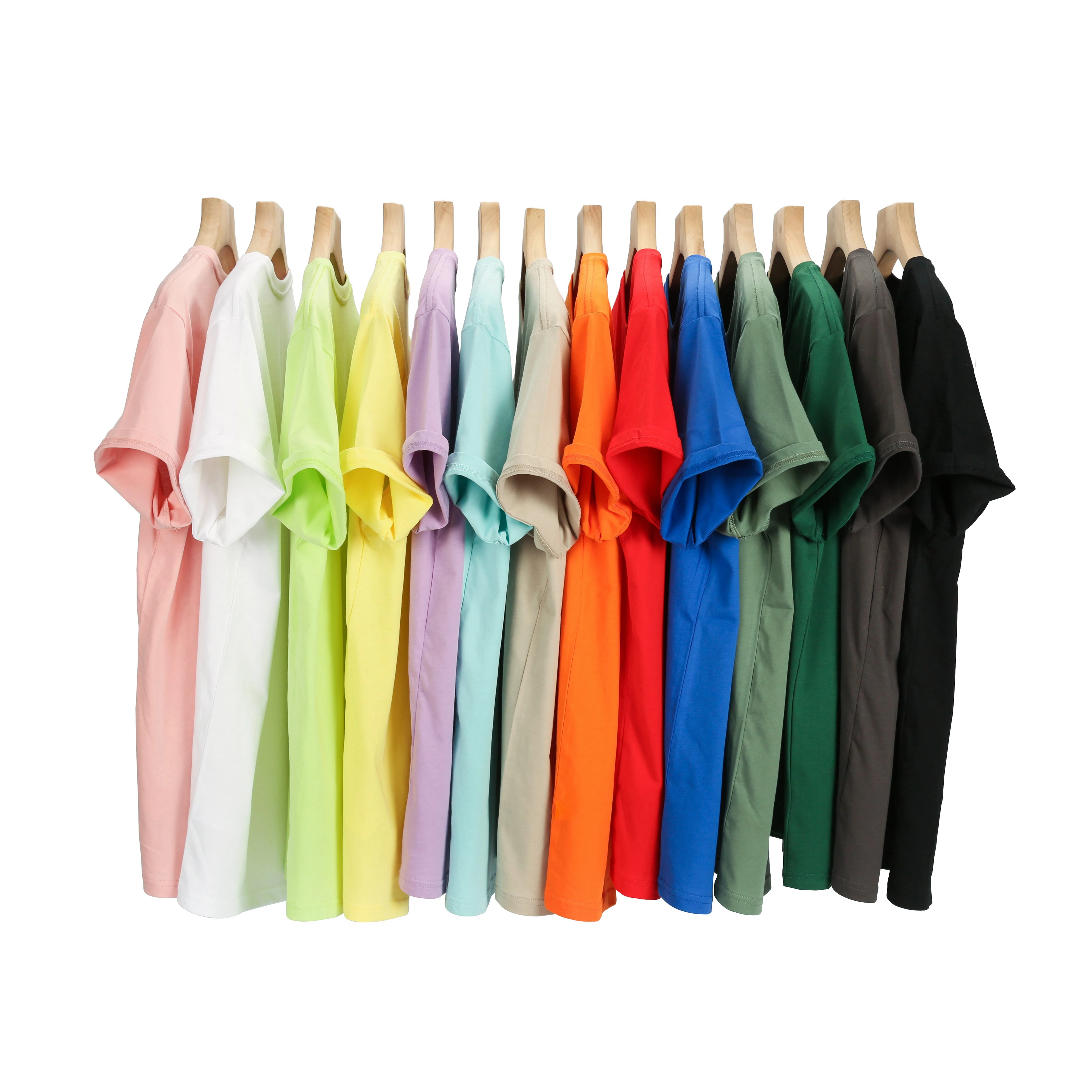 

Custom Print Oem 100% Cotton 210gsm White Black Blank Plain Tshirt Short Sleeve Unisex Men'S T Shirt, Customized color