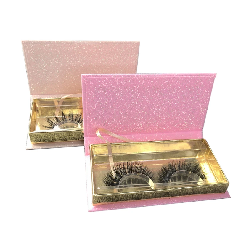 

High Quality Faux Mink 3D Eyelashes Own Brand Eyelash Vendors With Custom Packaging Box, Black