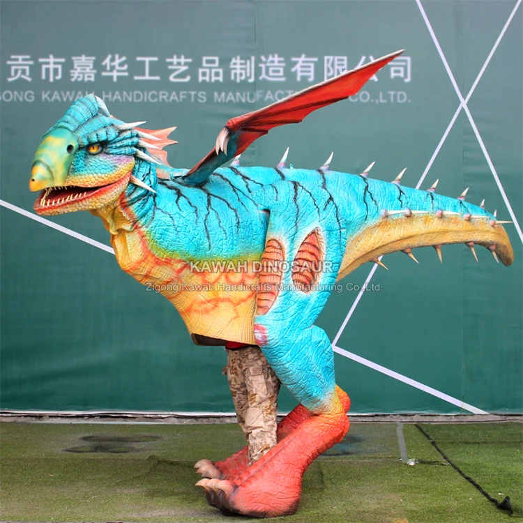 

Top Quality Customized Western Dragon Animatronic Dinosaur Costume Activity Show