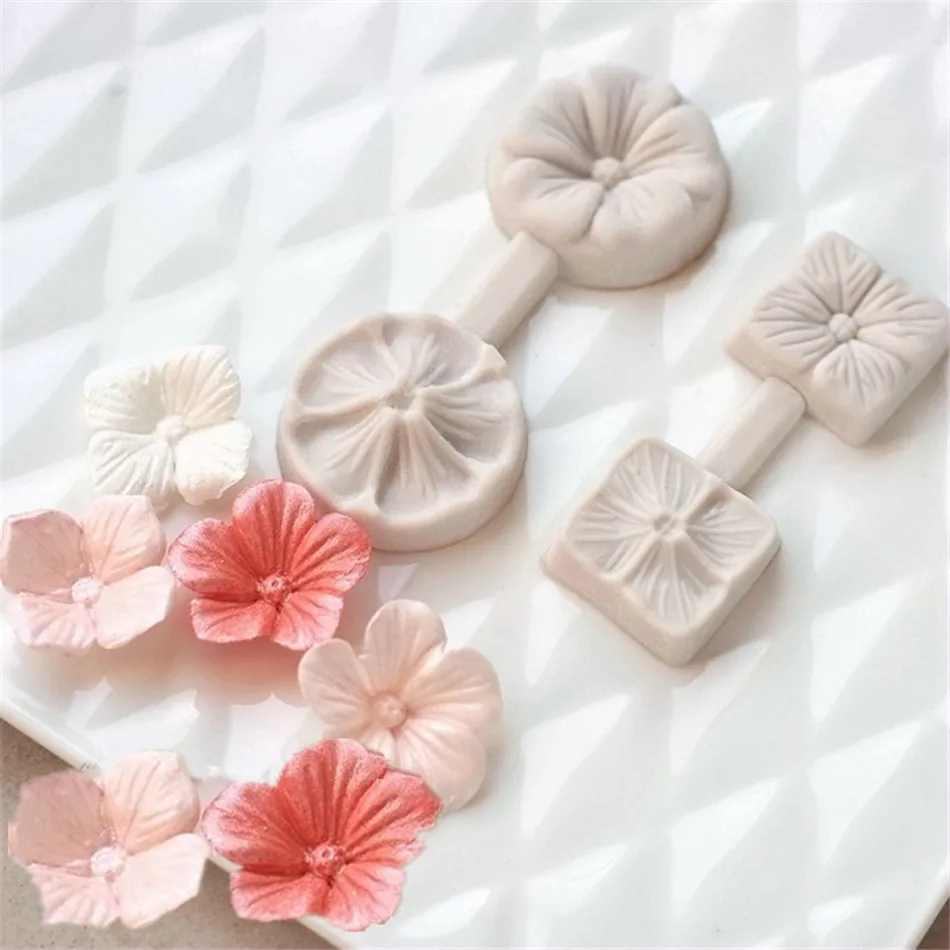 

Decorating Tools Chocolate Confeitaria Baking Moulds Kitchen Accessories 3D Five Petals Flower Silicone Mold Fondant Cake