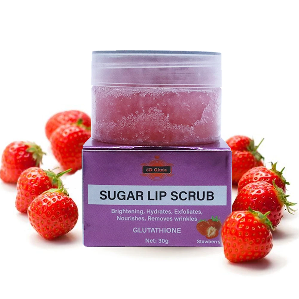 

OEM Strawberry Sugar Vegan Lip Scrub Private Label