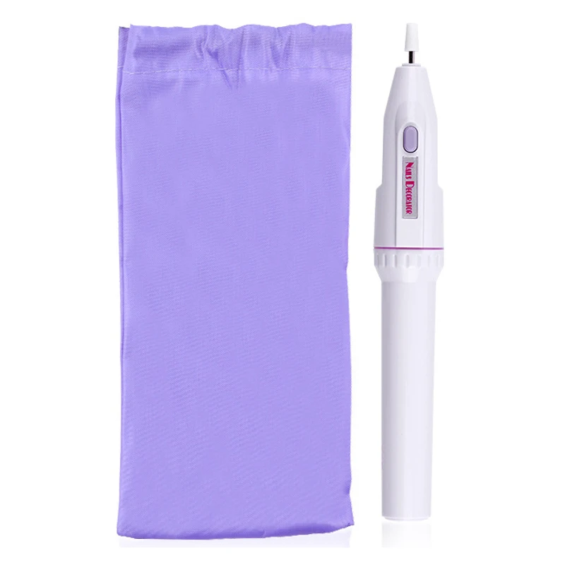 

1 Set 5 Bits Portable Electric Mini Nail Drill Pen Machine, White