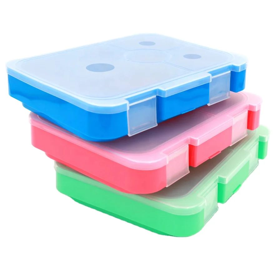 

2020 New product household items food storage with lid Kids leakproof prep coontainer bento lunch box, Customized color acceptable