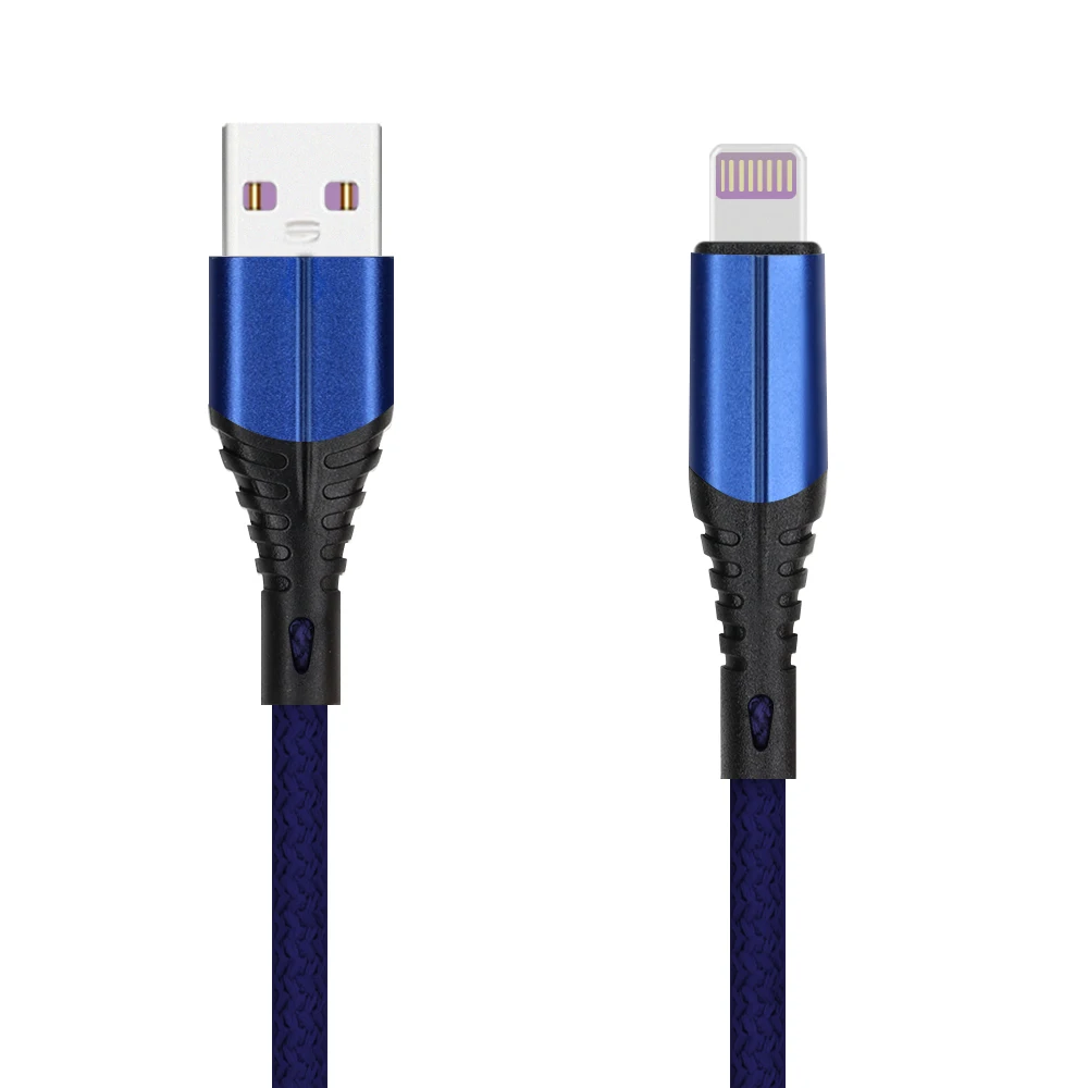 

wholesale factory nylon braided fast charging charger data usb charger cable for iphone ipad samsung