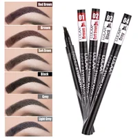 

LULAA 4 Head Liquid Eyebrow Enhancer Eyebrow Tattoo Pen Chemical Waterproof Eye Makeup Eyebrow Pencil