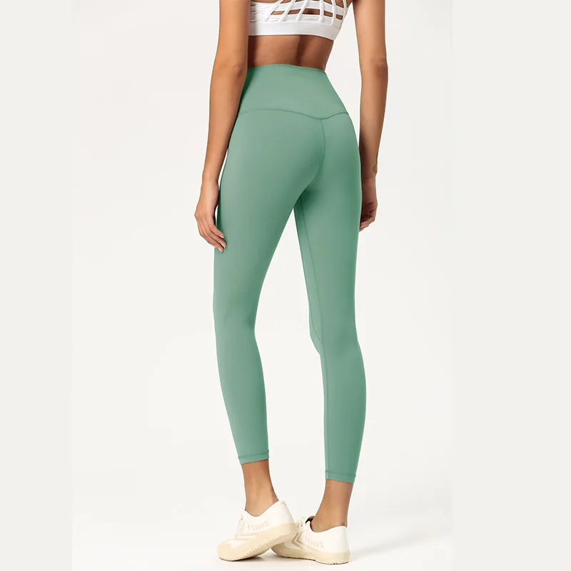 

Women Solid Color Gym Leggings Fashion Energy Seamless Yoga Pants Push Up Fitness Leggings High Waist Running Pants Sport Pants