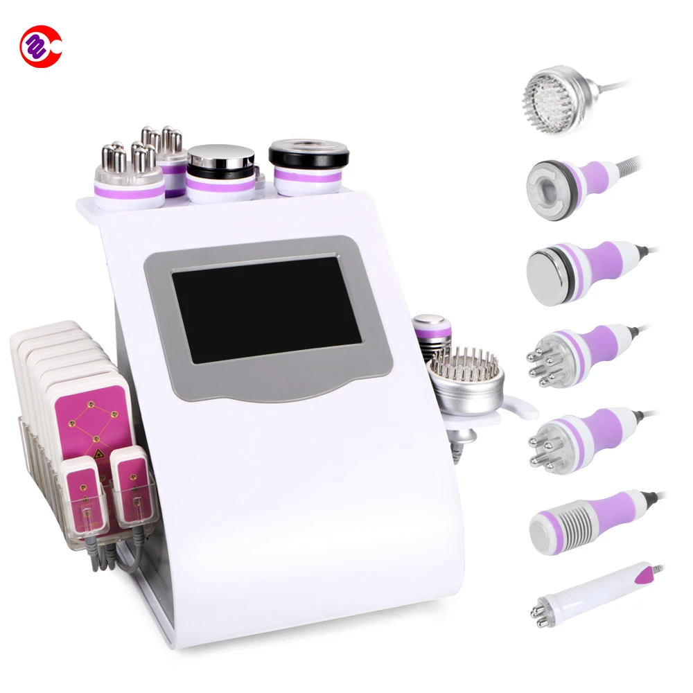 

9 IN 1 40K Ultrasonic Unoisetion Cavitation RF Vacuum Photon Microcurrent Slimming Skin Rejuvenation Machine