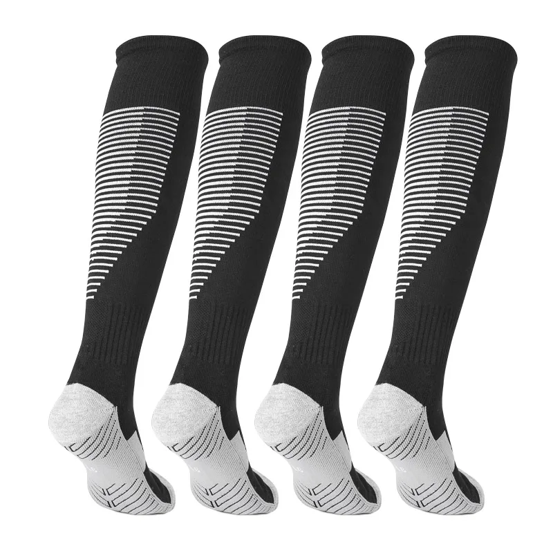 

sports long compression socks breathable football compression sock suppliers, 3colors