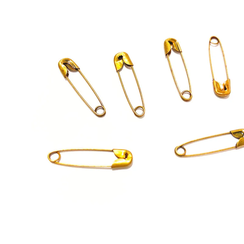 

Wholesale Cheap Metal Gold Plated Small Safety Pins Gold Plated Packaging Safety Pins in Bulk Manufacturer Supplier