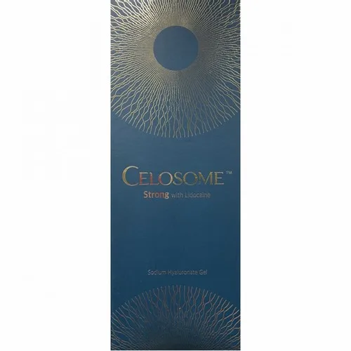 

24mg Korean Celosome cross-linked hyaluronic acid to improve facial wrinkles.