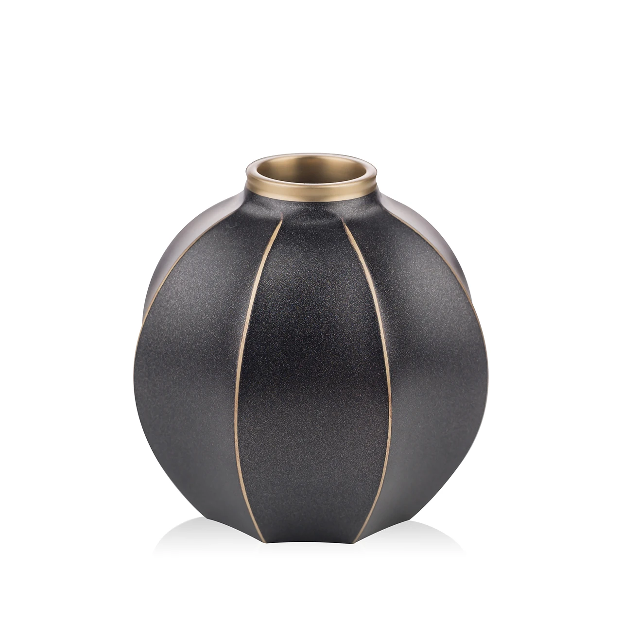 

Dyeing Vase handmade craft home decor table vase, Black