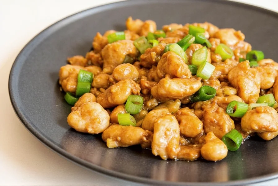 Ginger scallion chicken ingredients preparation