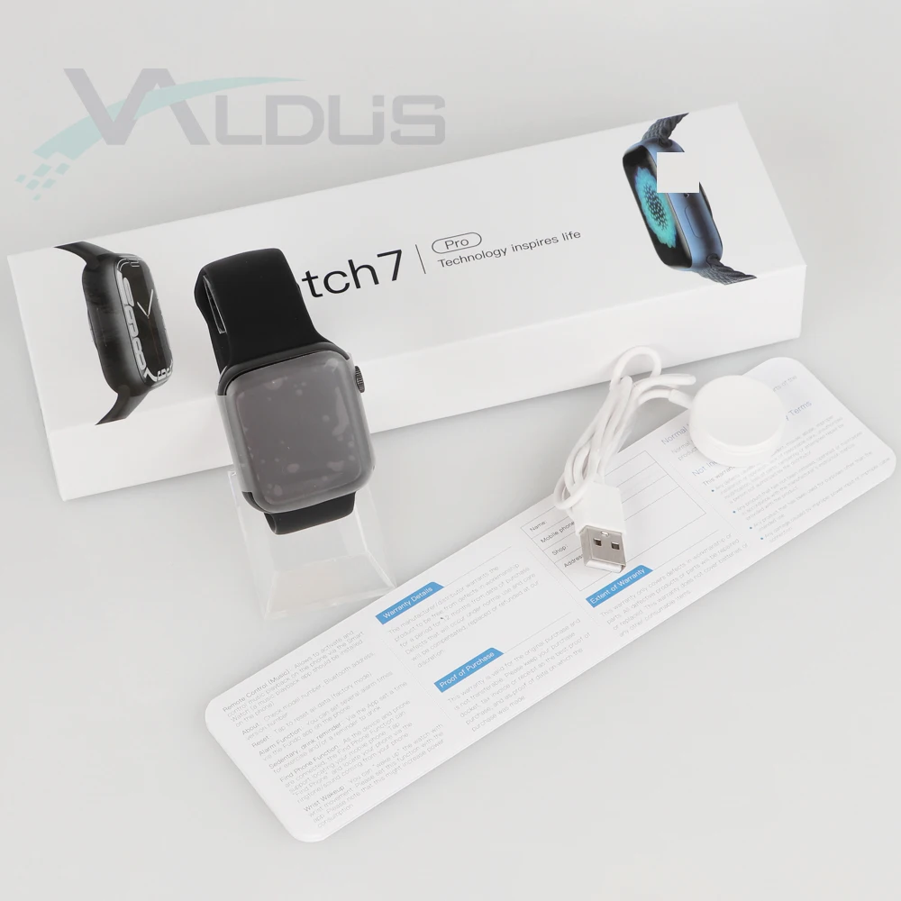 

Valdus W27 Pro smartwatch 1.75 touch screen w 27 wireless charging iwo reloj inteligente nfc smart watch series 7