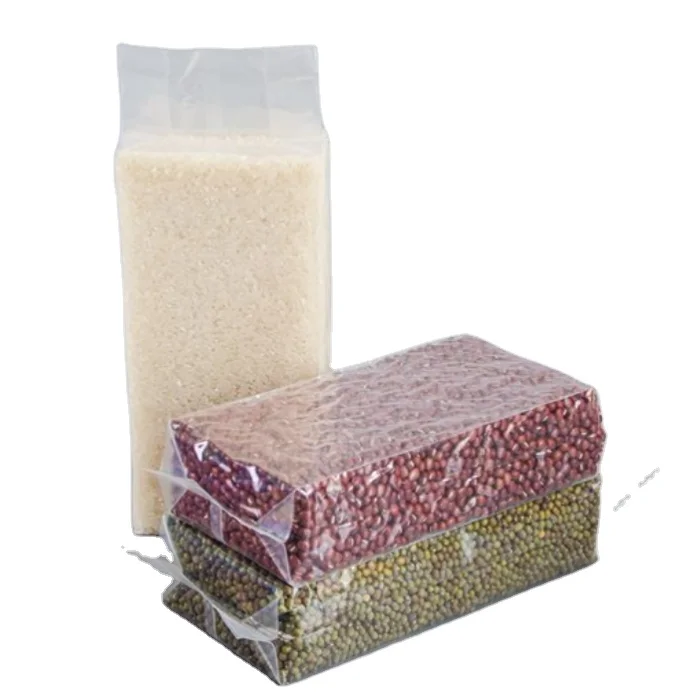 
1 KG Grain & Creal Transparent plastic packaging bag Factory Wholesale 