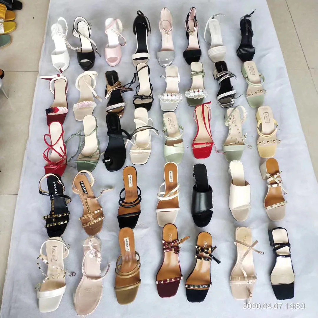 

GZY liquidation direct factory sale overruns latest women heel sandals female shoes, Picture