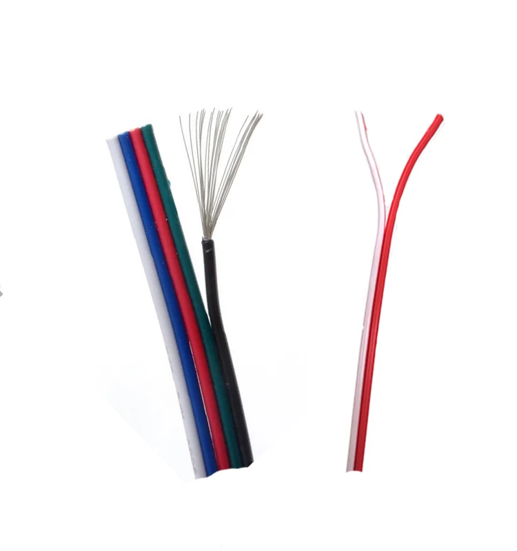 Custom Color And Length Pvc Insulated Ul2468 24awg 4 Pin Flat Ribbon ...