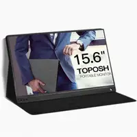 

toposh hot sale cheap portable monitor with touch screen and battery Ips 1920x108O 4K high definition monitor in bulk