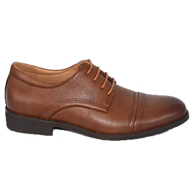 

Limited time discount use in the Office or Career formal flat leather shoes for men, Brown