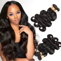 

Brazilian Hair Body Wave Remy Virgin Human Hair Bundles Extension