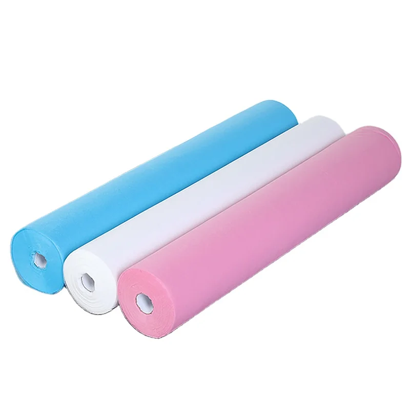 

Medical Examination Paper Roll Disposable Bed Couch Cover Sheet Rolls, White/blue/yellow/pink