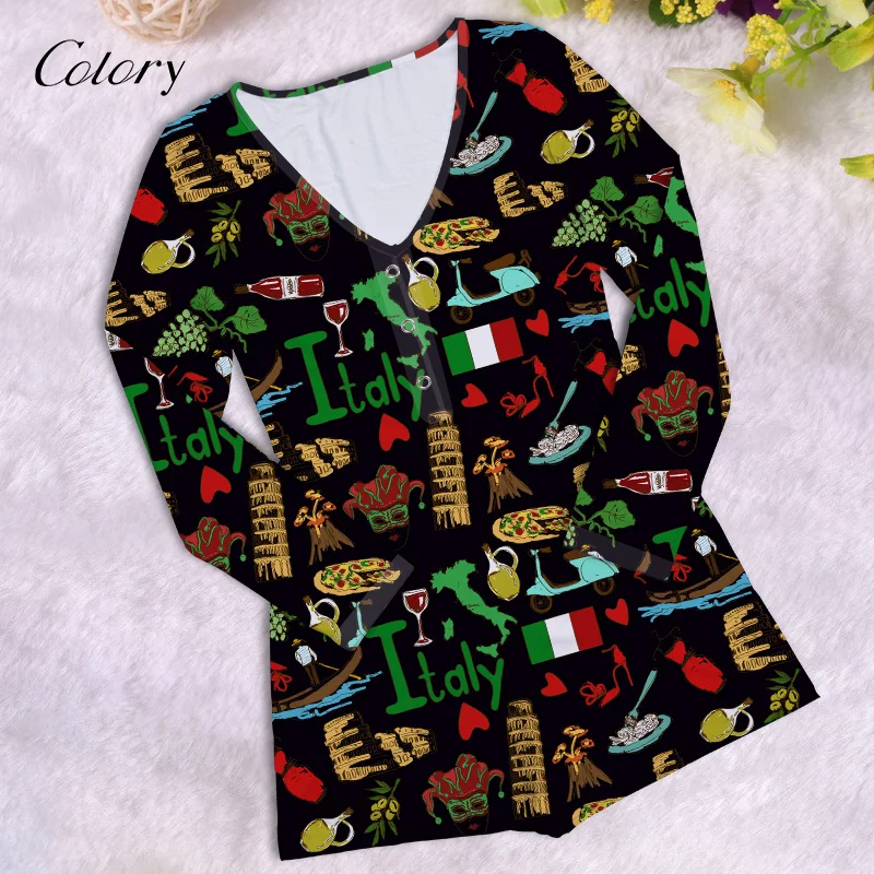 

Colory Anime Leisure Wear Teddy Bear Pajamas, Picture shows
