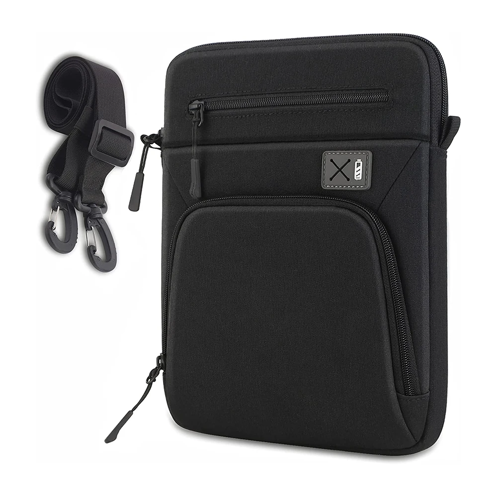Customized Men's 12.9 Inch Carrying Strap Classic Waterproof Vertical Tablet Laptop Bag with Durable Protective Style Handbags