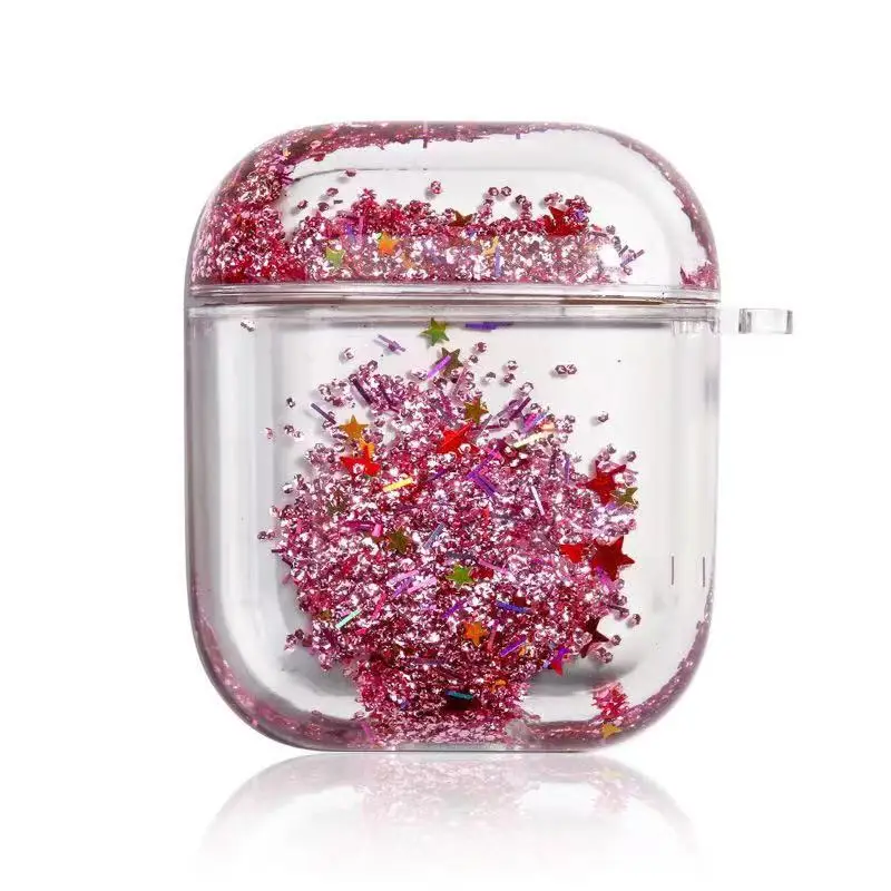 

Fashion glitter quicksand case for airpod s glitter for airpod pro case bling for airpod case