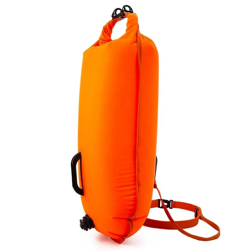 

Swim Buoy Float, Open Water Swim Buoy Flotation Device Swim Safety Float for Swimmers Triathletes Kayakers, Orange