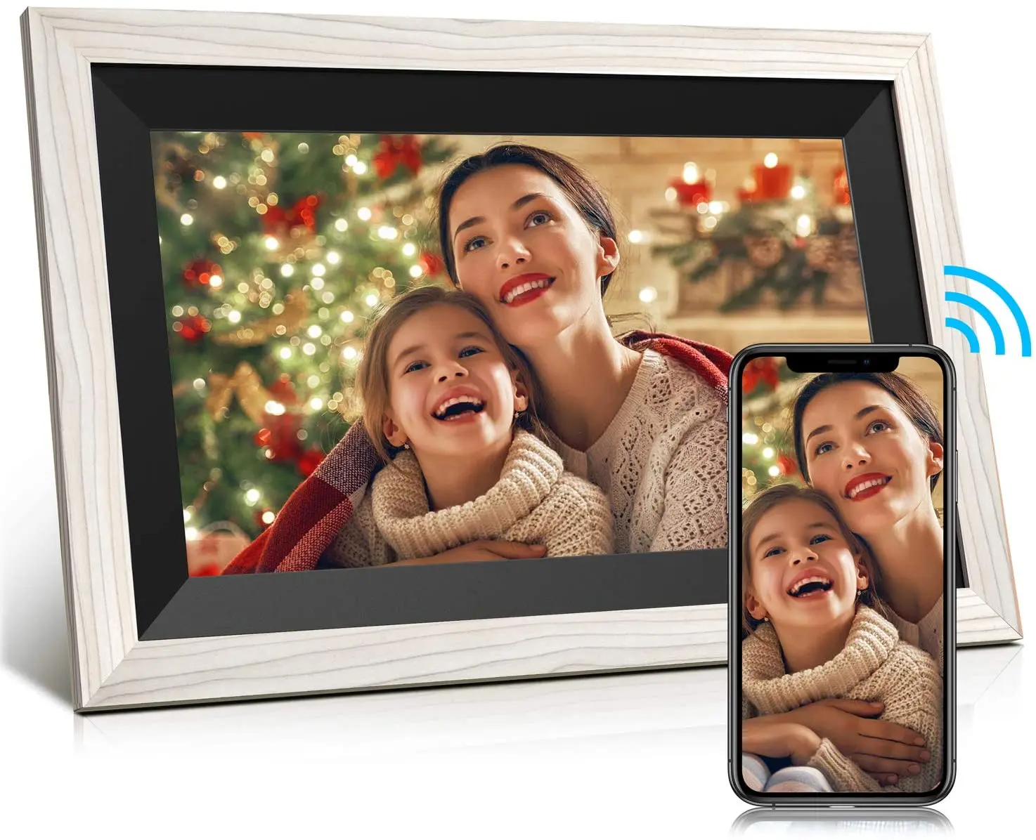 

ship right now multi-user share Landscape Frameo IPS High Resolution TouchScreen 8' 8.2' HDMI Android wifi digital picture frame