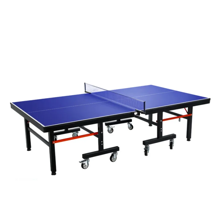 

China Manufacturer Professional Competition International Standard Size Folding Movable Ping Pong Table/Table Tennis Table, Blue