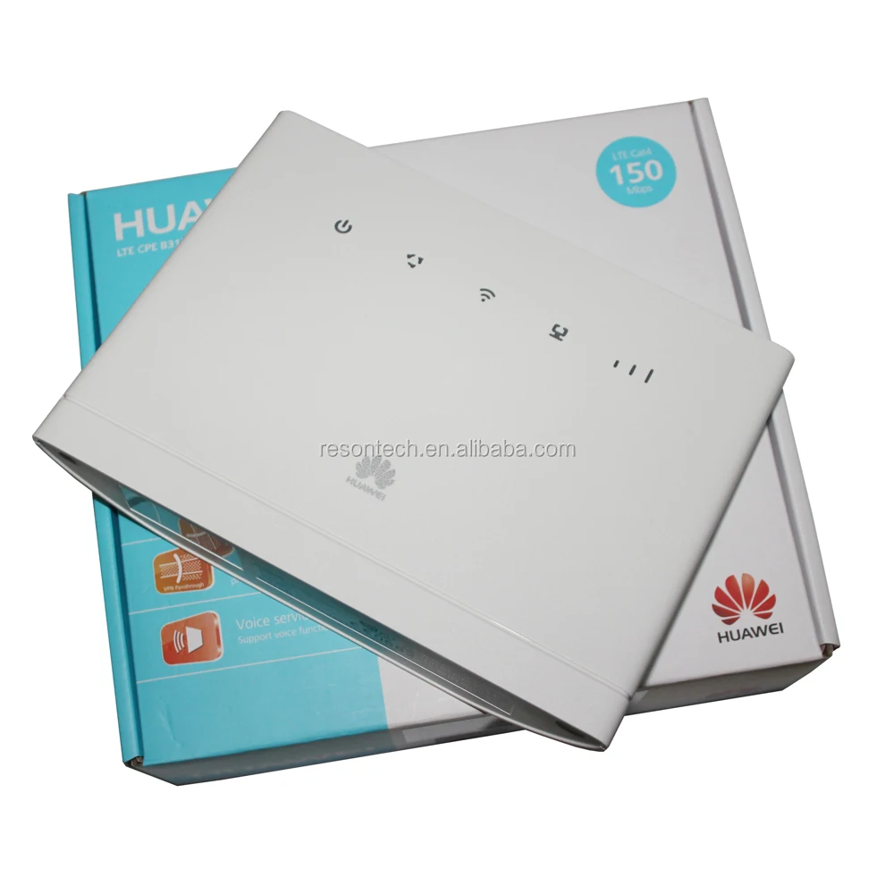 

2020 Orginal Cat4 150Mbps HUA WEI B315 B315S-519 4G LTE Router Wireless Support LTE FDD B2/4/5/8/13/17 Band, White