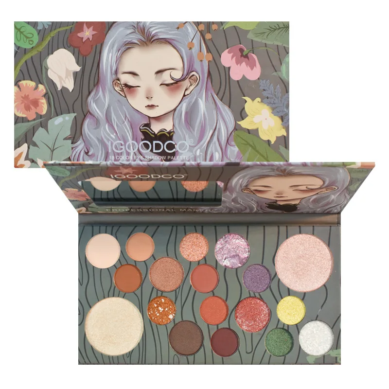 

2021 New Product oem eyeshadow primer wholesale glitter pallet private label high pigmented make up palette eye shadow