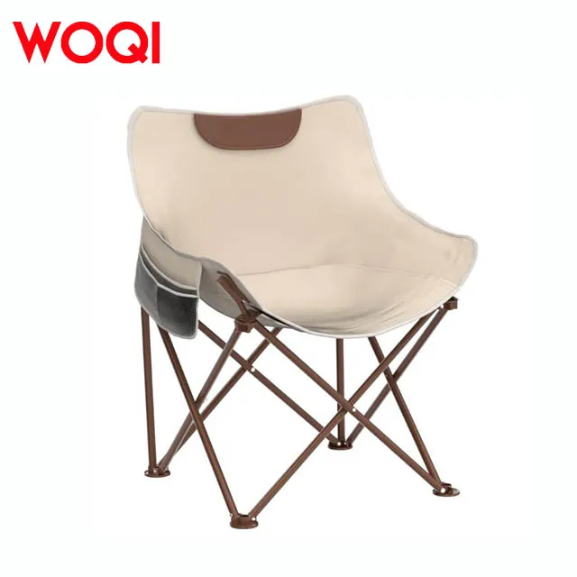 WOQI New Customized High Quality Modern Lightweight Adult and Children Portable Moon Chair for Beach Camping and Hiking