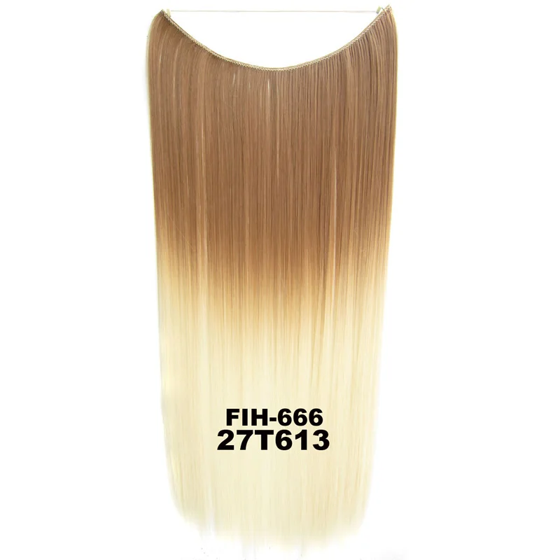 Wholesale Long Straight 7 Pcs Thick 150 G Heat Resistance Fibre Clip In Hair Synthetic Hair