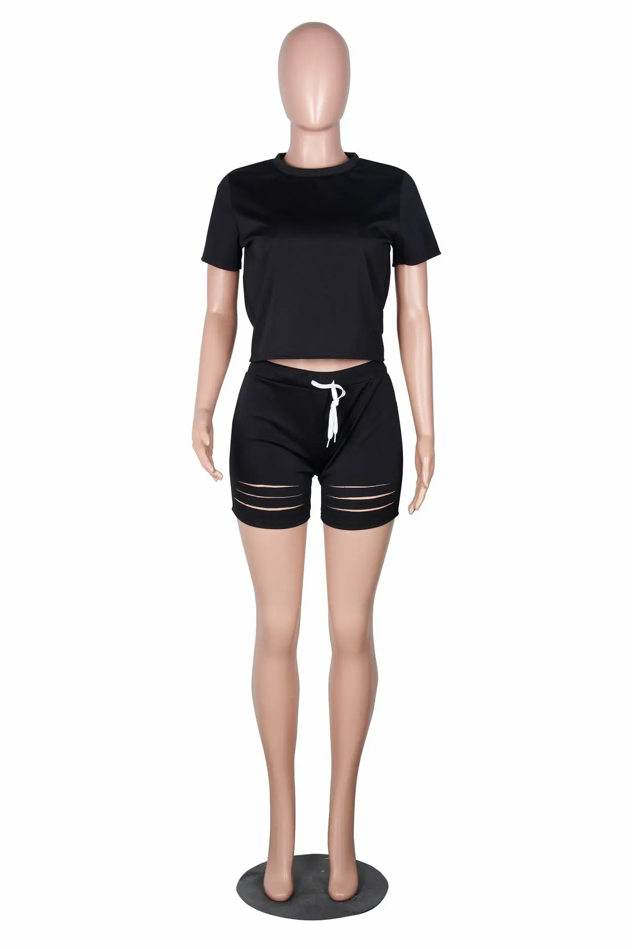 Women's Sexy Summer Clothing Supplier Women's 2piece Cycling Shorts