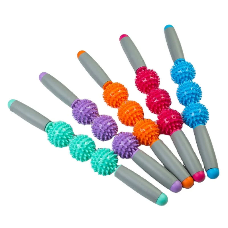 
Yoga massage stick fitness muscle relaxation relaxation exercise auxiliary prick ball massage stick muscle massage stick 