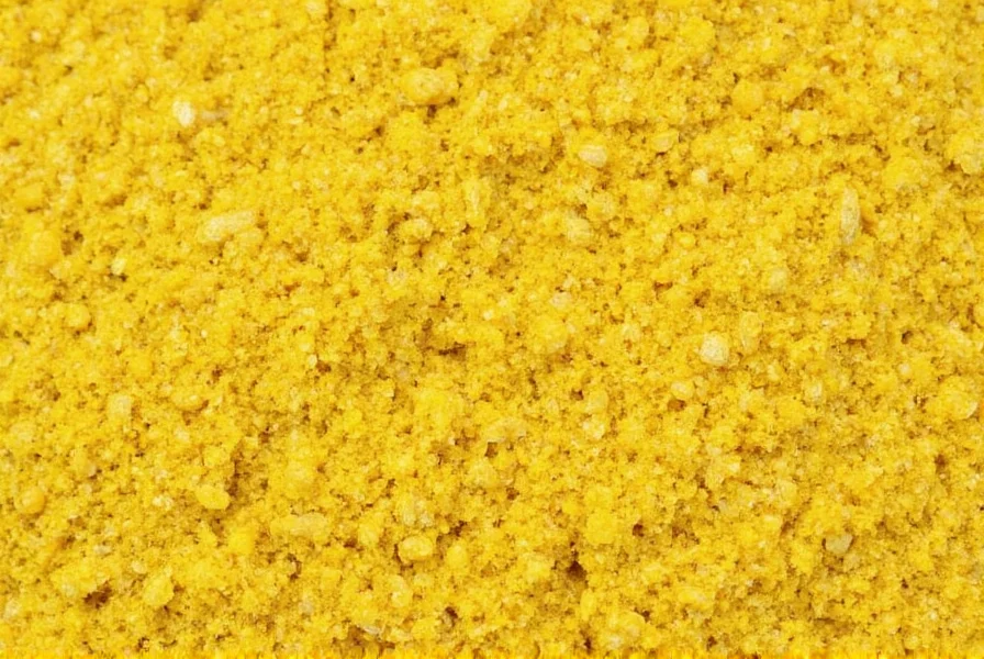 Close-up of mustard seeds and ground mustard powder