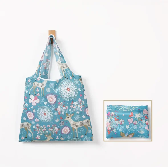 

Recyclable Wholesales Cheap Customized waterproof foldable tote shopping bag, Customized color
