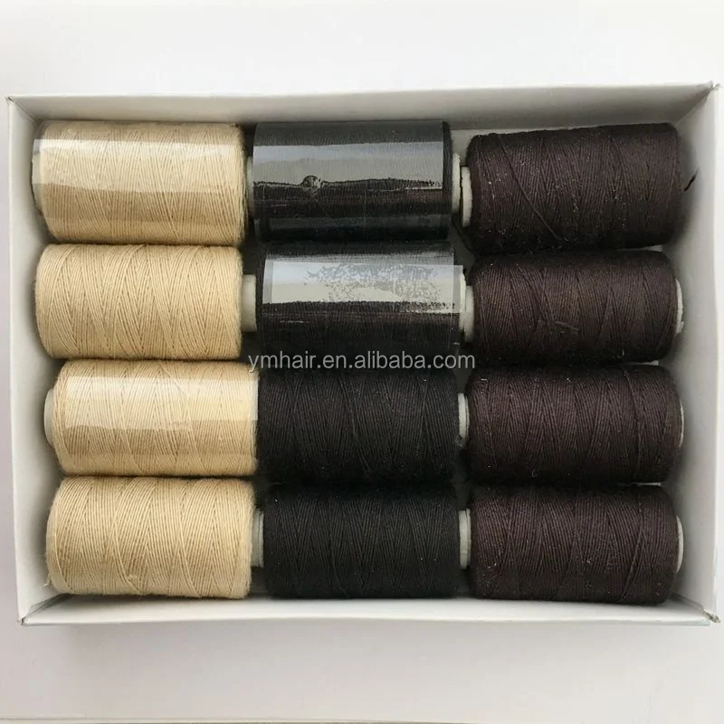 Ryalan Weaving Needle Combo Deal 3 Thread with Needle for Making Wig Sewing  Hair Weft Hair Weave Big Medium and Small C Shape Curved Needle with JI
