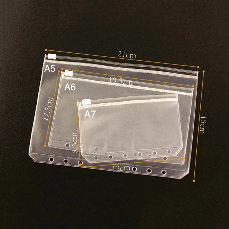 Wholesale A5 A6 A7 Storage Bag Promotional Price Office School Student Stationery Product  Loose Leaf Ring Binder.jpg