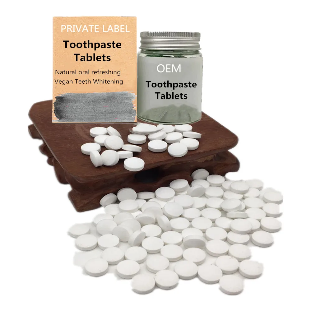 

Oem natural organic herbal toothpaste tablets for daily use, Customer requirement