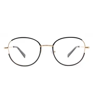 

Higo Round Eyewear Wholesale Blue Light Blocking Glasses Metal Frame Women Eyeglasses