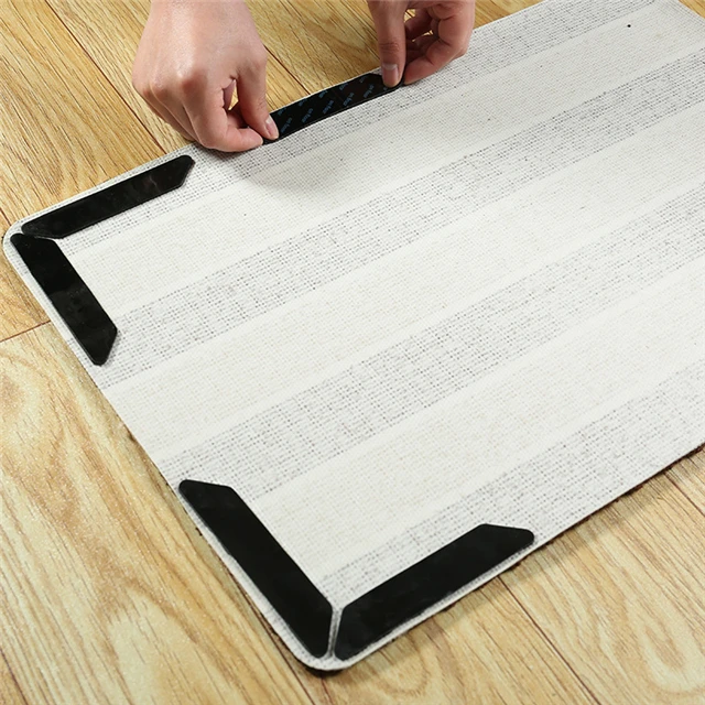 

Practical Cut-out Suction Carpet Non-slip Tape Non-marking Stickers On Floor Mats Door Mat Fixer, As photo
