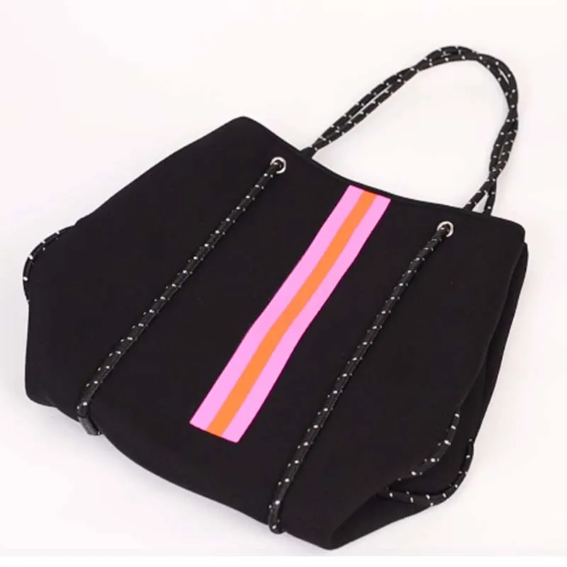 
neoprene outdoor sports bag new design with striped bag 
