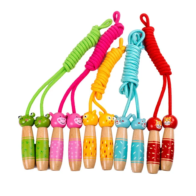 

Outdoor Kids Children Cheap Cotton Braided Fitness Skipping Rope Workout Party Outdoor Fun Activity Jump Ropes