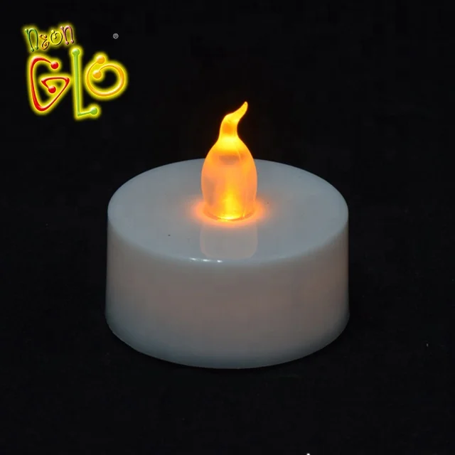 Home and party favor decoration cheap Led battery tea light candle white